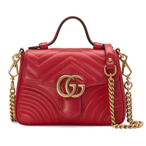 gucci marmont red and black